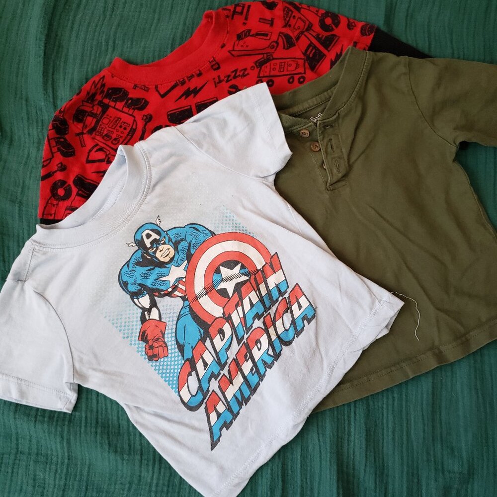 3 Shirt Bundle for Baby/Toddler Boys - Size 18 Months